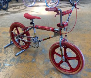 Mongoose California Red with SKYWAY TUFFS