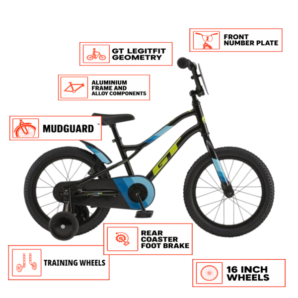 GT Grunge 16″ Kids Bike
