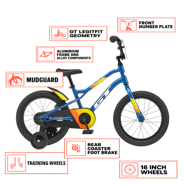 GT Grunge 16″ Kids Bike