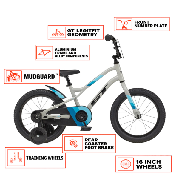 GT Grunge 16″ Kids Bike