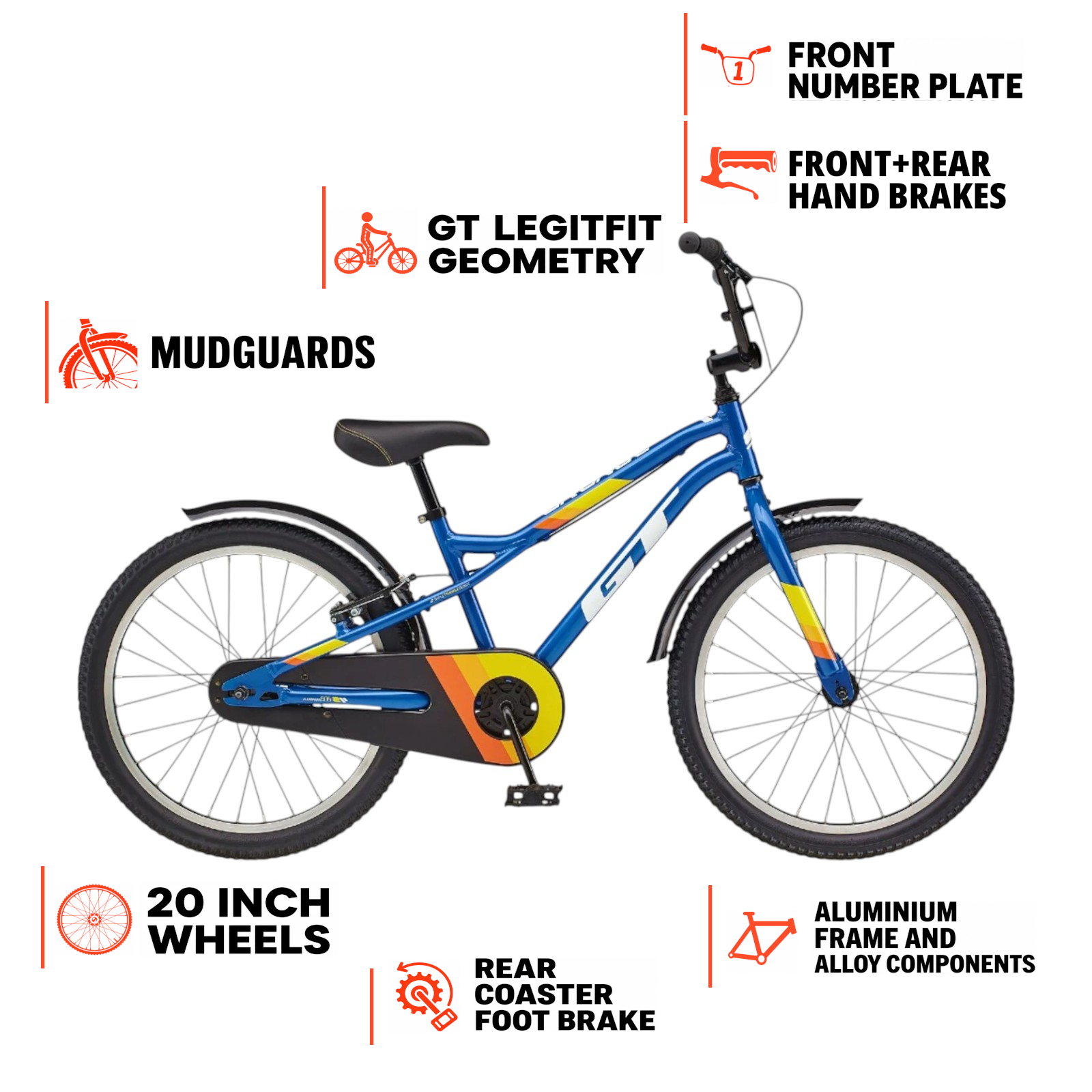 GT Grunge 20″ Kids Bike GT Grunge 20" Kids Bike - Image 6