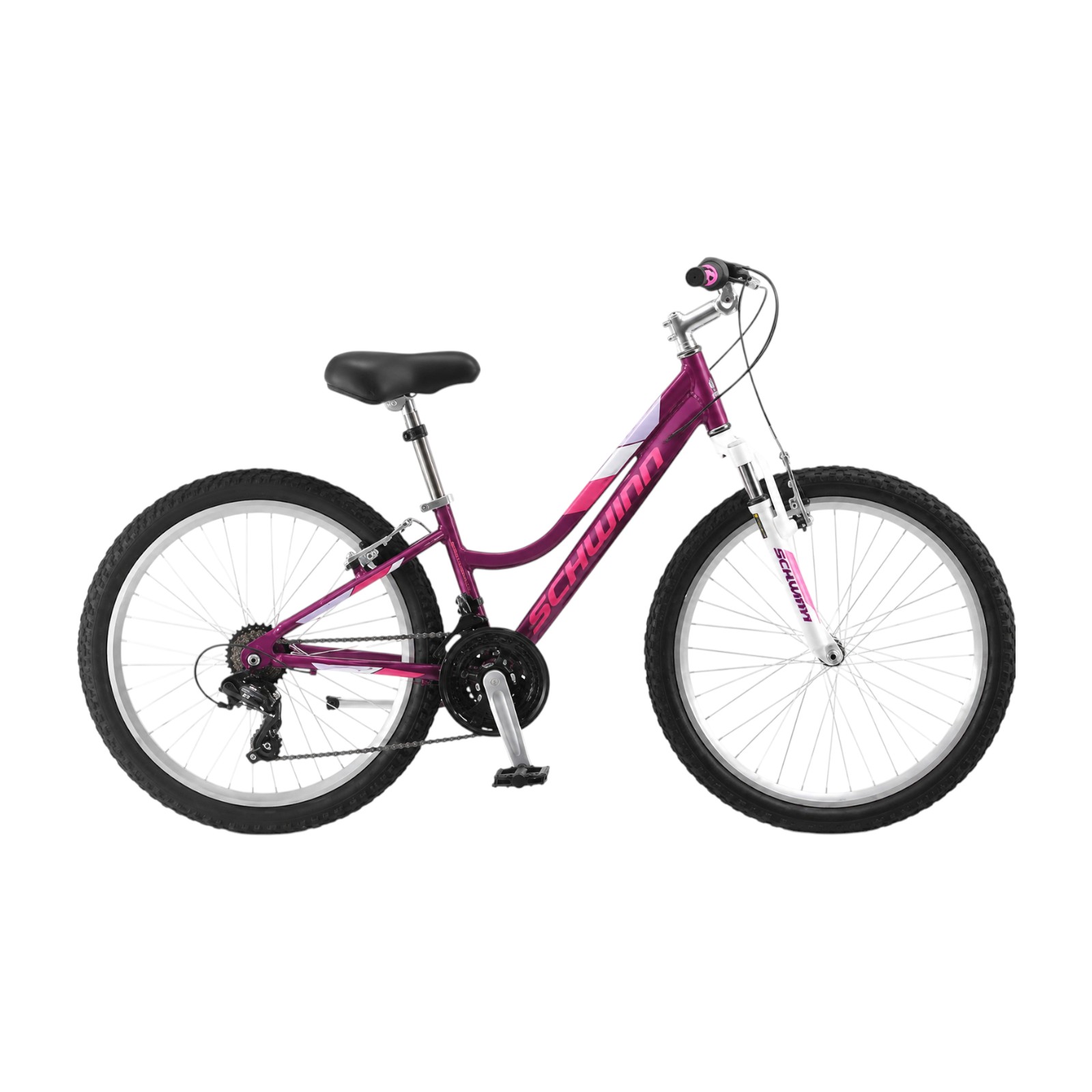 Schwinn Breaker 24" Youth Mountain Bike - Purple/Pink | Bike City Warehouse