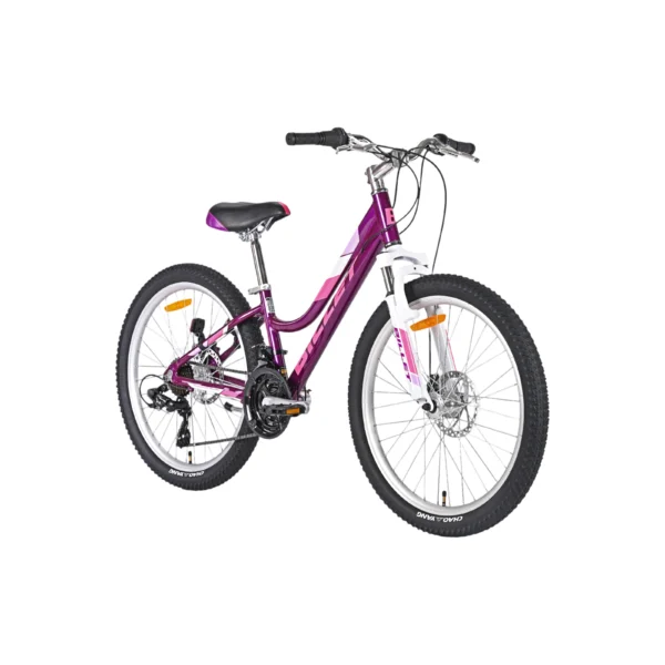 Billet Breaker 24″ Kids Mountain Bike – Purple/Pink