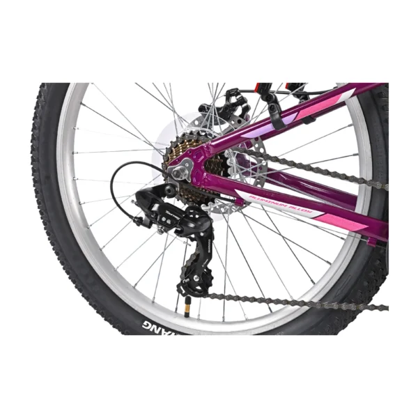 Billet Breaker 24″ Kids Mountain Bike – Purple/Pink
