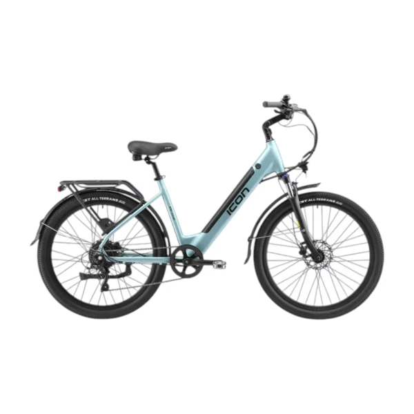 Icon EB-ONE 26" Step-Thru Hub Drive Electric Bike - Glacier Mint