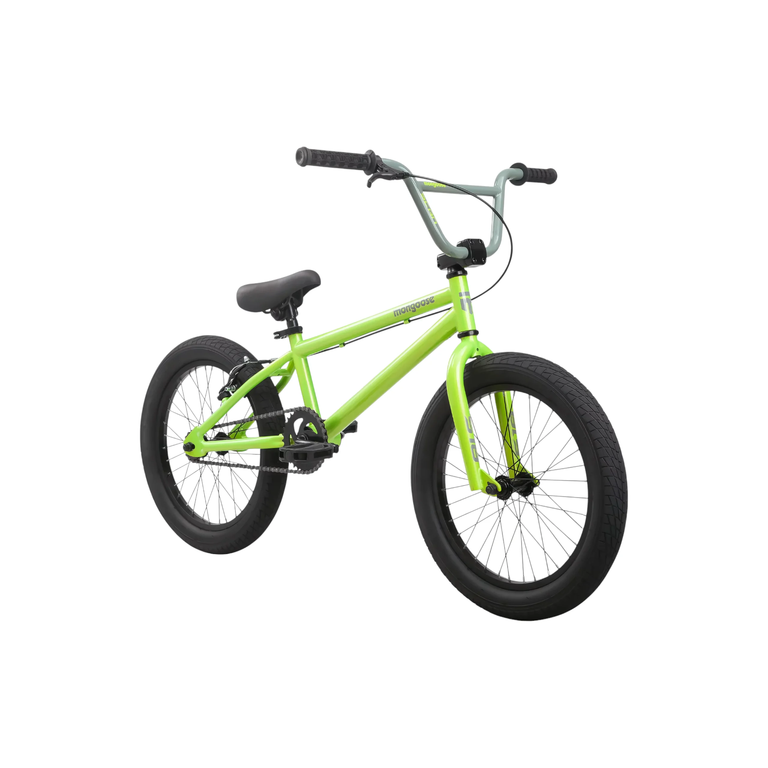 Mongoose Scan 18″ BMX Bike – Lime Green Mongoose Scan 18" BMX Bike - Lime Green - Image 2